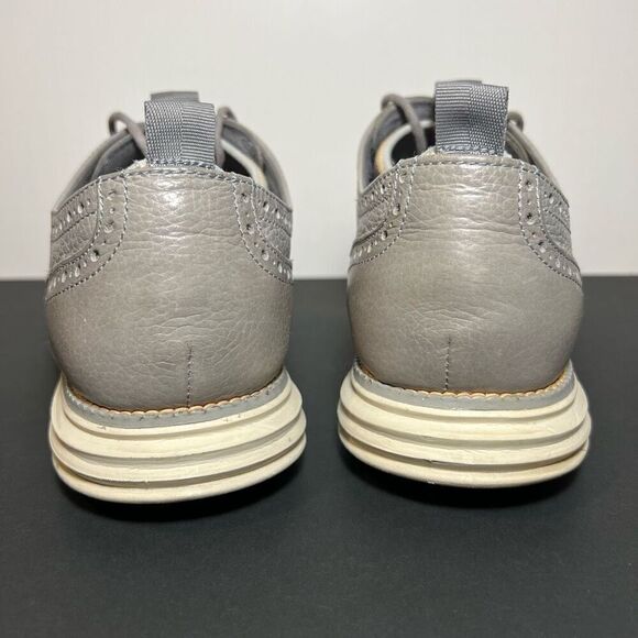 Mens COLE HAAN Original Grand OS Novelty Gray Oxford Shoes / Size 10 Medium main image 9
